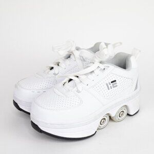 Kick Speed Original Two In One Roller Skate Shoe Size EUR 34 CM 22.7